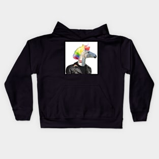 Unity in Rainbow - Unicorn of Love Kids Hoodie